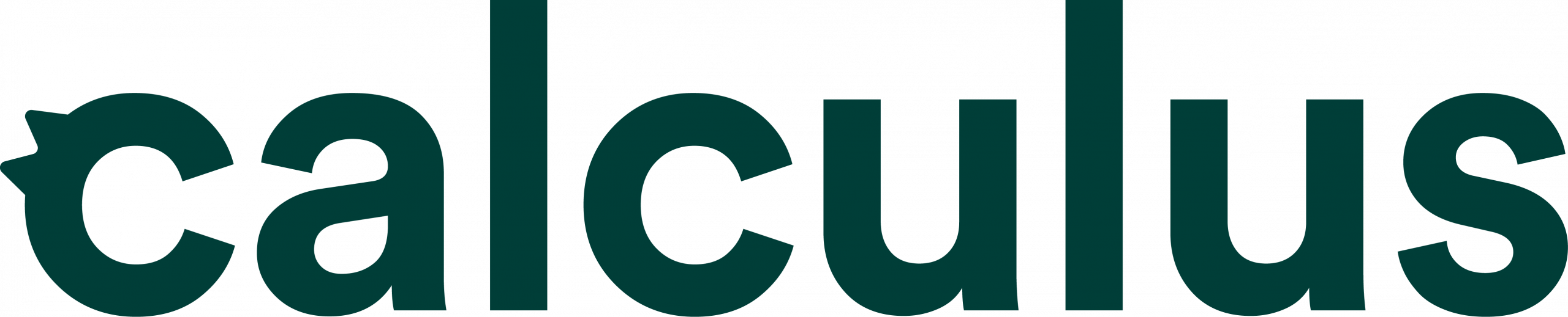 Calculus logo groen transparant