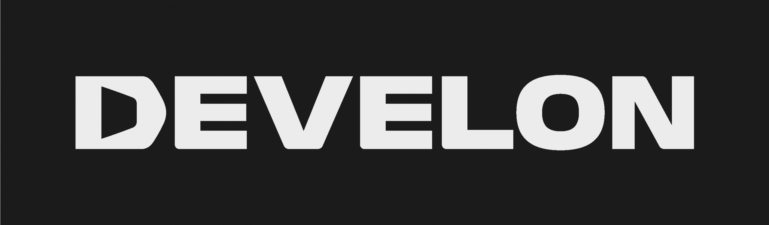 Develon off white on charcoal cmyk